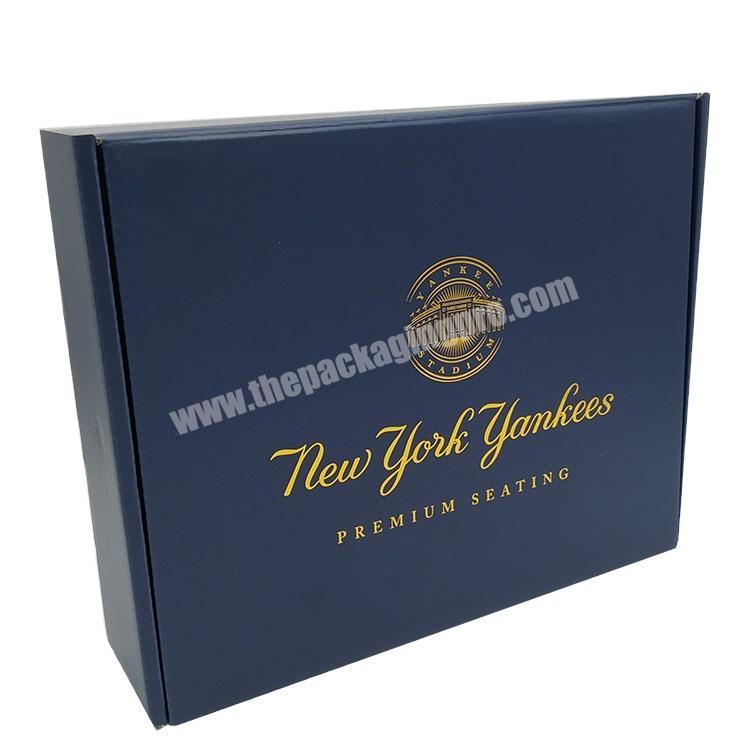 Wholesale Yellow Glossy Lamination Shiny Surface Shipping Box Mail Box Custom Logo Corrugated Paper Box for Shoes Clothes