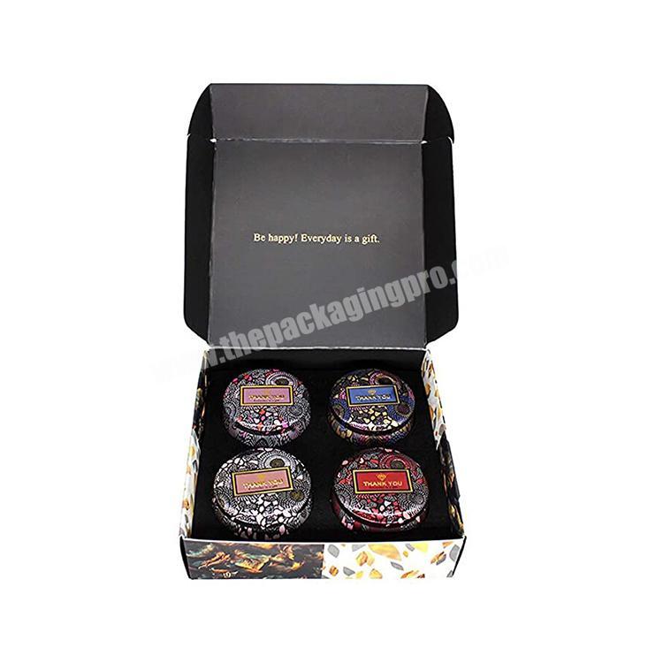 Wholesales Cheap Custom Logo Printed Candle Gift Packaging Box With Label