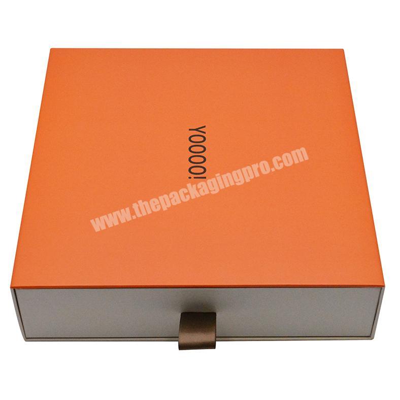 Wholesales Custom  Drawer Box With You Own logo for Necklace Earrings Jewelry  Gift Box Beauty Products Paper Box