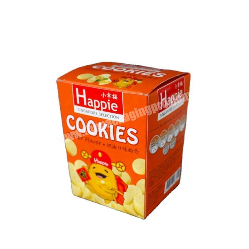 Wholesales Custom Food Grade Paper Cookie Packaging Box