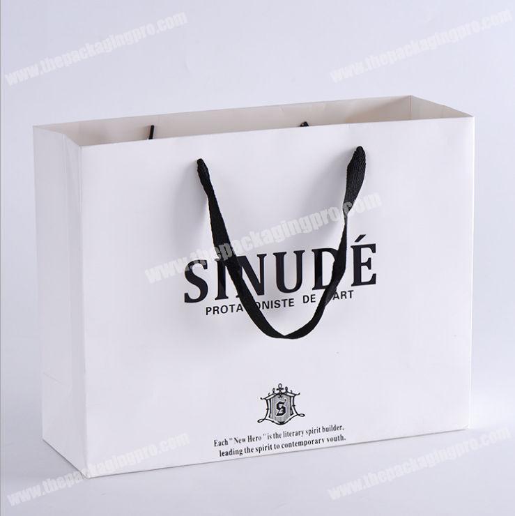 wholesales custom Logo printed gift paper bag