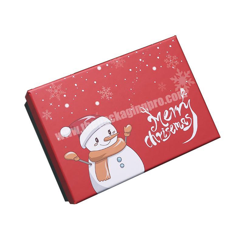 Wholesales Custom Top and Bottom Paper board Packing Box Luxury Christmas GiftBoxes with Lids