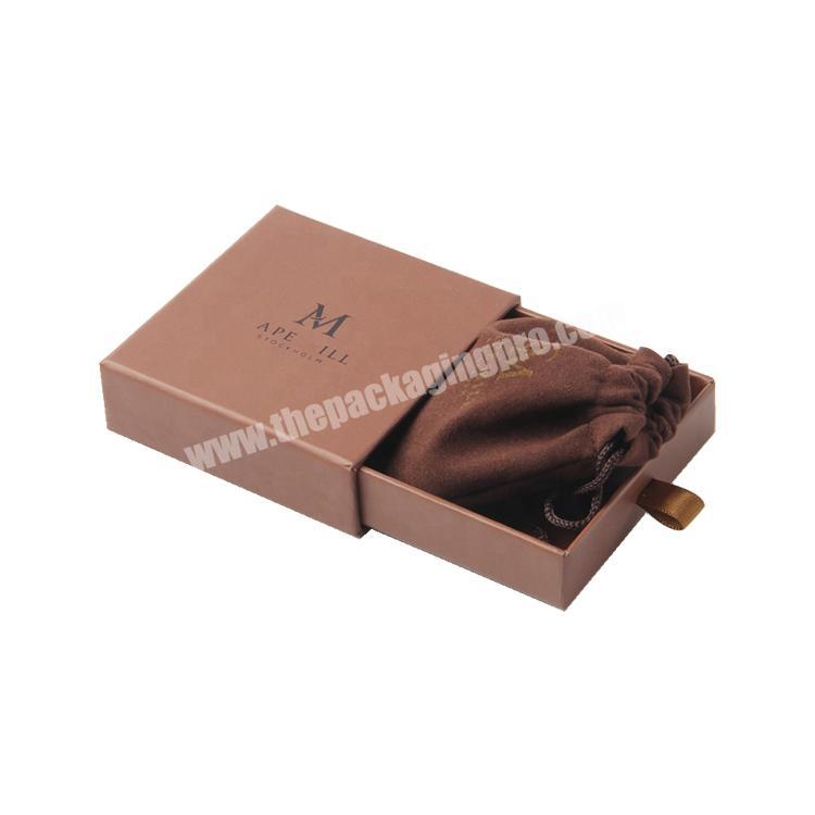Wholesales High End Custom Rigid Paper Drawer Gift Box For Jewelry