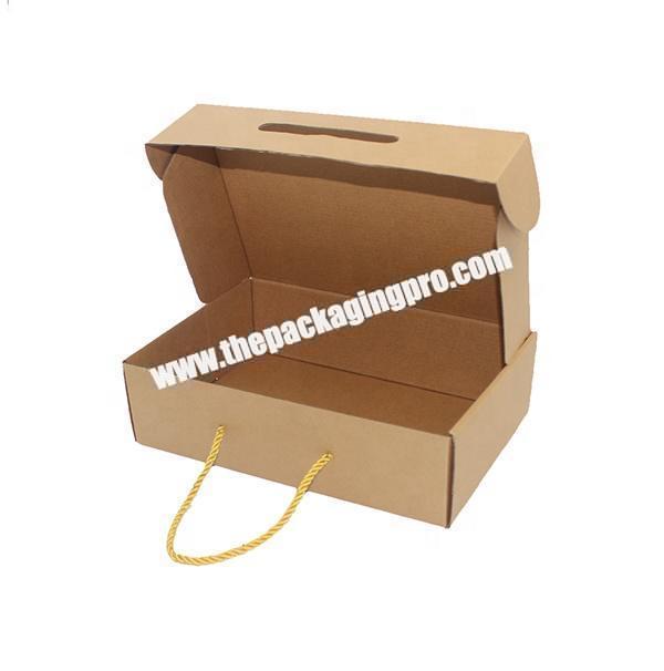 Wholesales Large Storage Custom Kraft paper gift box Paper Box Foldable Packaging Box for Shoes Clothing