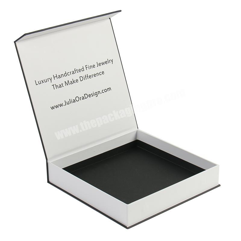 Wholesales Luxury Custom Logo Printed White Jewelry Packaging Box