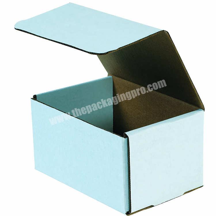 Wholesales Price Custom Corrugated Shoe Packaging Delivery Box With White Insert