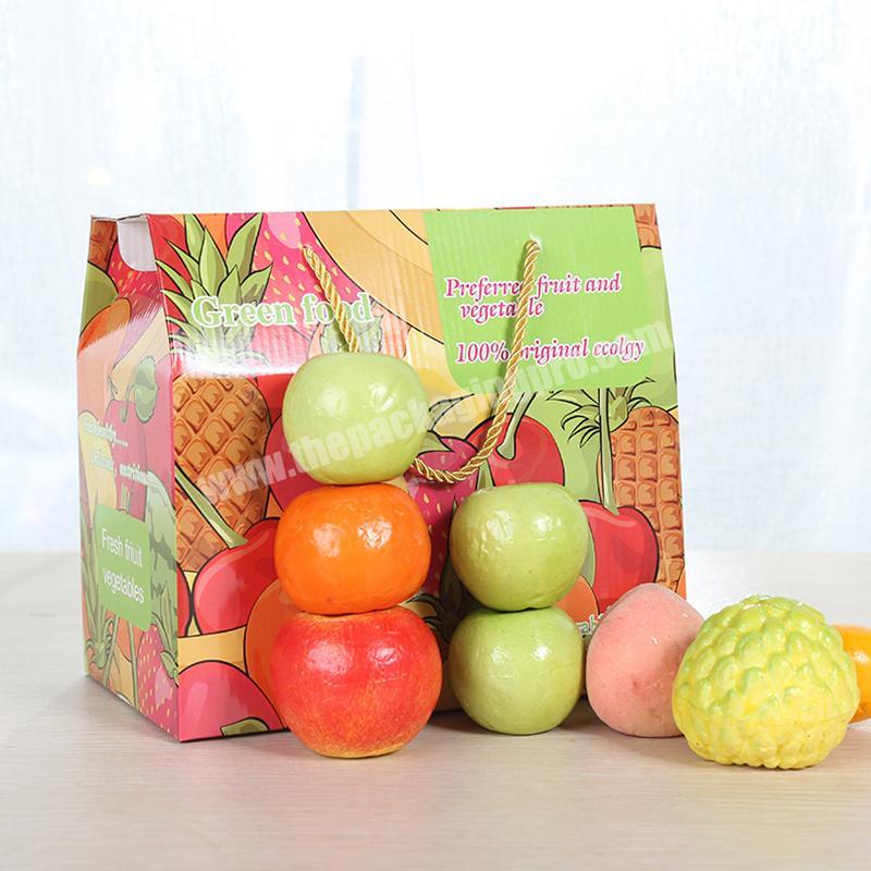Wholesales Shipping Mango Carton High Quality Custom Logo Different Size Durable Corrugated Paper Fruit Apple Packaging Box