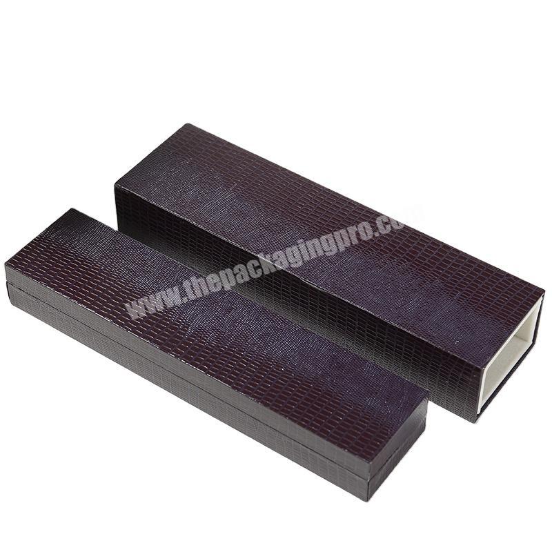 Whose sales black  Pu Leather Display jewelry necklace Packing Gift display Box with velvet packaging gift box