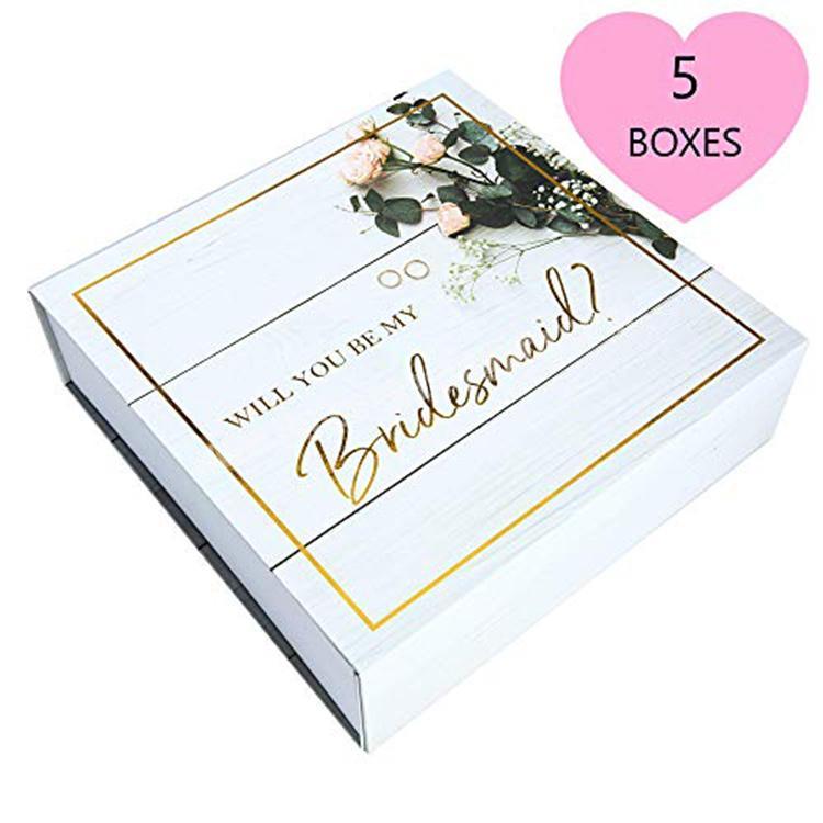 will you be my proposal gift bridesmaid box