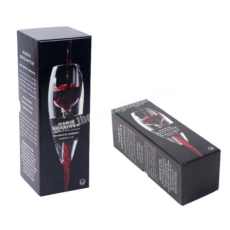 Wine Aerator Packaging Decanter Paper Box With Printing for Single Cup