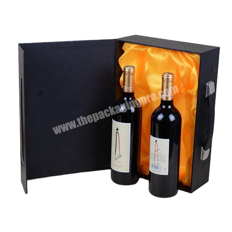 wine packaging cardboard paper black gift boxes cardboard gift box