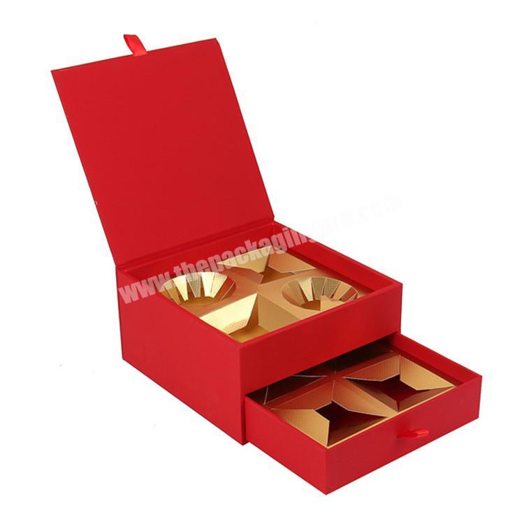 with drawer double layers Chinese style moon cake luxury box