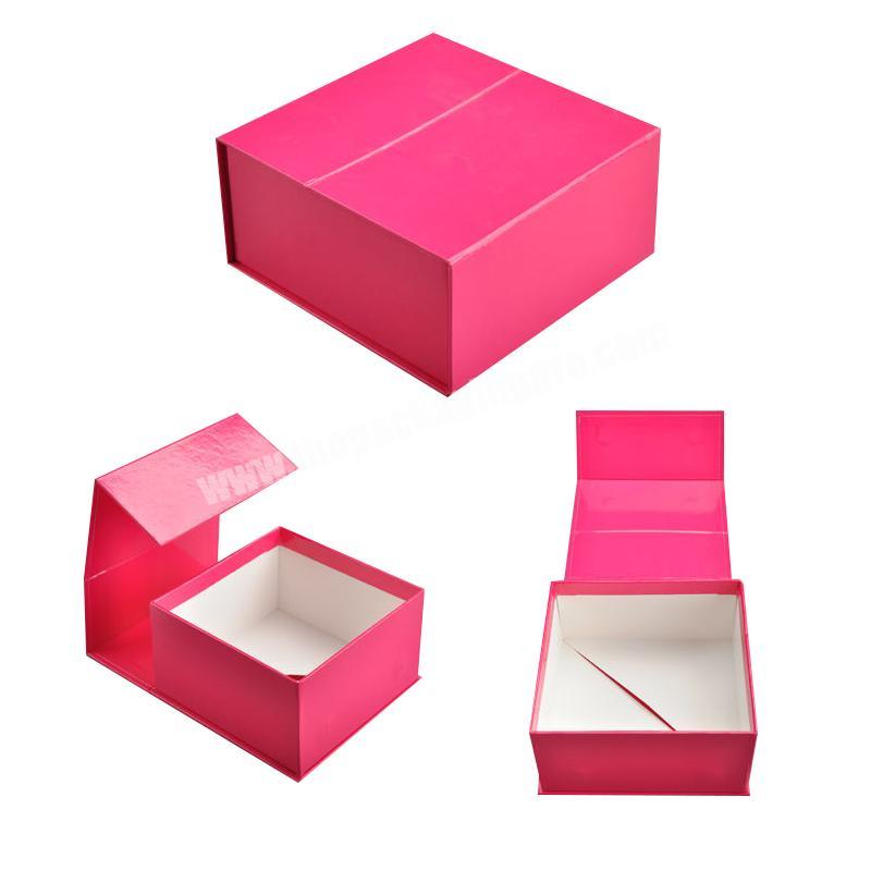 Work Home Paper Cardboard Collapsible Foldable   Magnetic Closure  Clothing Packaging  Gift Box Custom