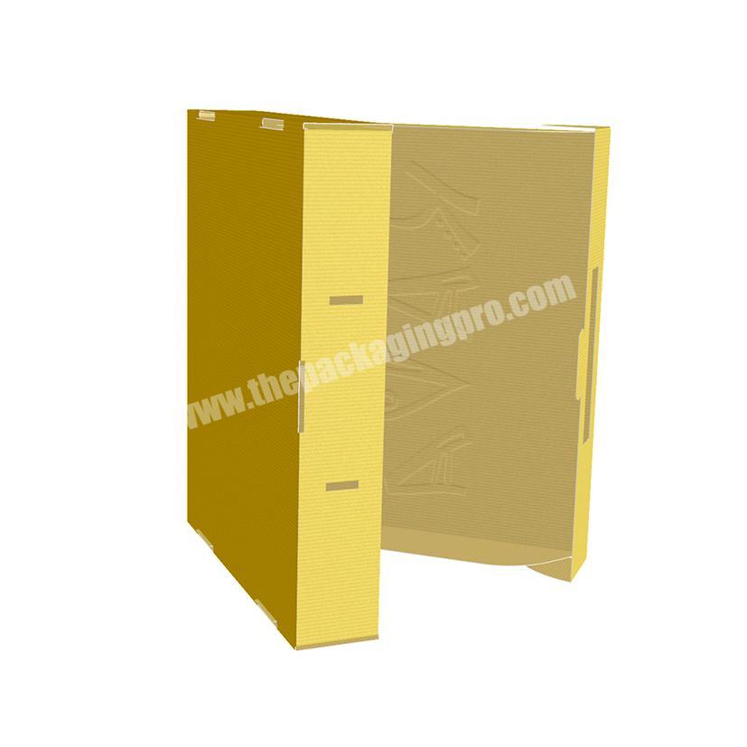 Yellow packaging paper box  Customizable Gift Box  fiol Mailer Box