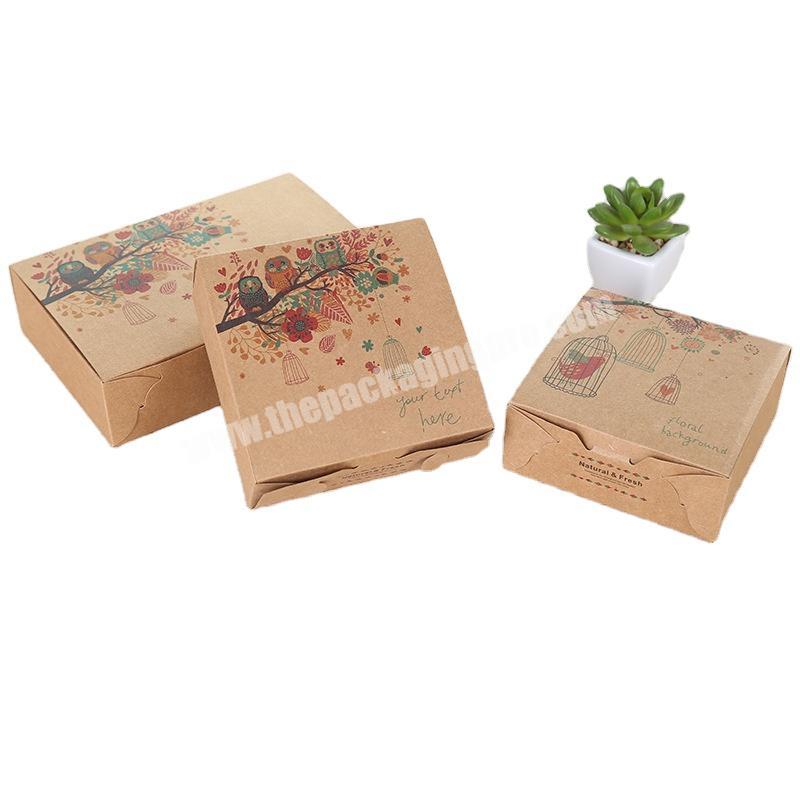 Yiwu Factory Customized Holiday Candy Chocolate Box Christmas Gift Box Full Color Printing Kraft Paper Gift Box Foldable