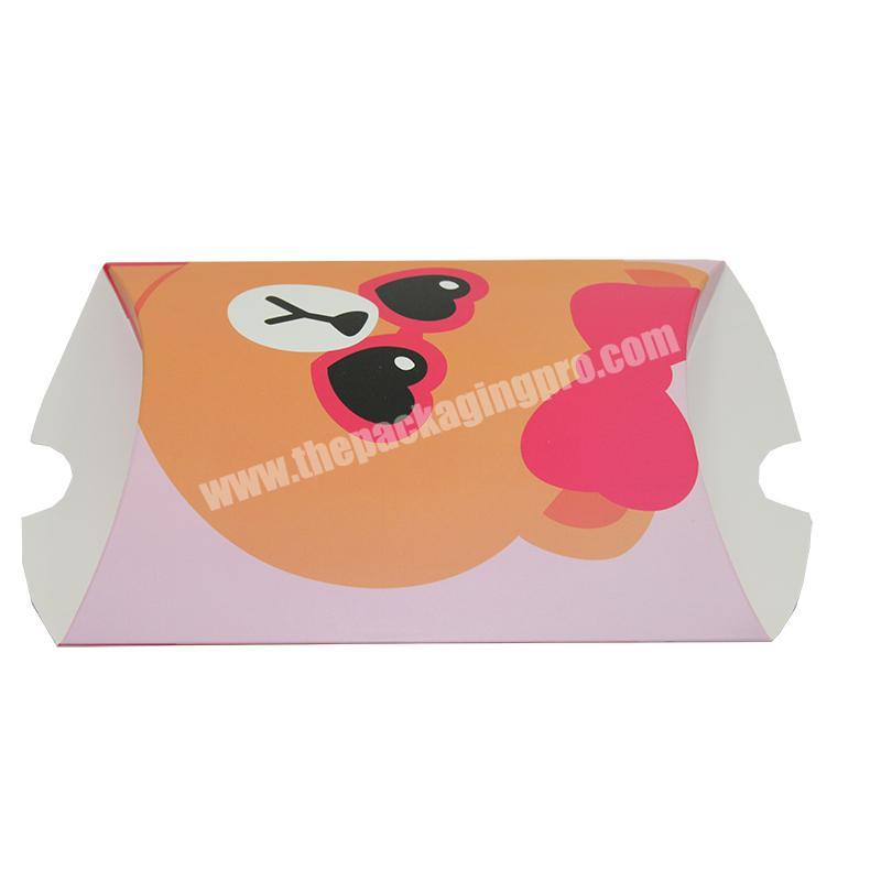 Yongjin Cheap Small Kraft Packaging Gift Pillow Paper Boxes for Candy