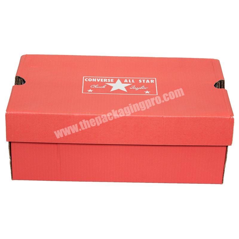 Yongjin Color Printing Drawer Shoe Box Corrugated Shoe Storage Box