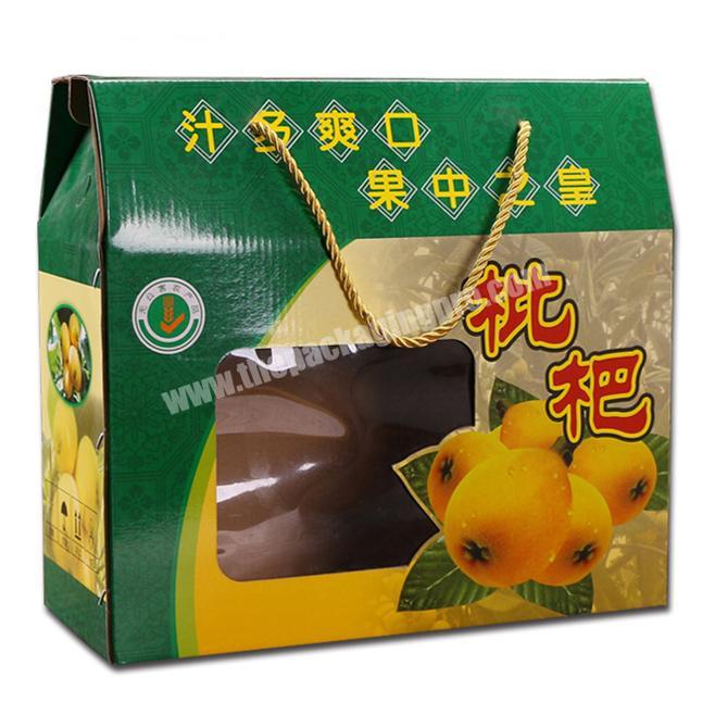 Yongjin Custom cardboard mailer box corrugated fruit box packaging dates box shipping