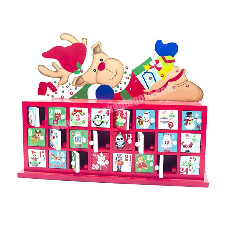 Yongjin Custom Christmas Empty Pink Perfume Printed Sock Advent Calendar Box
