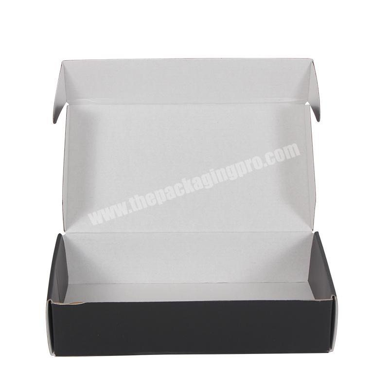 Yongjin Custom Logo Corrugated Cardboard Clothing Packaging box Shipping Mailer box