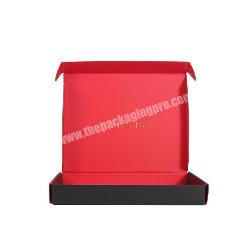 Yongjin custom logo printed Small Corrugated packaging Shipping cardboard boxes manufacturers mailer box