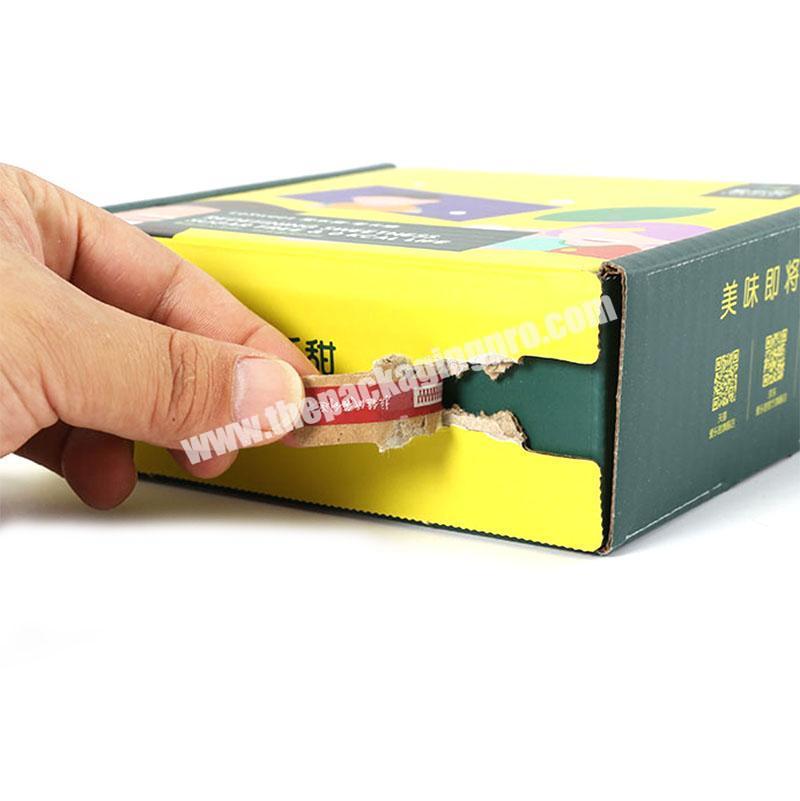 Yongjin Free Custom Design Cheaper High Quality Promotion Recyclable Cardboard Tear Away Display Carton Box