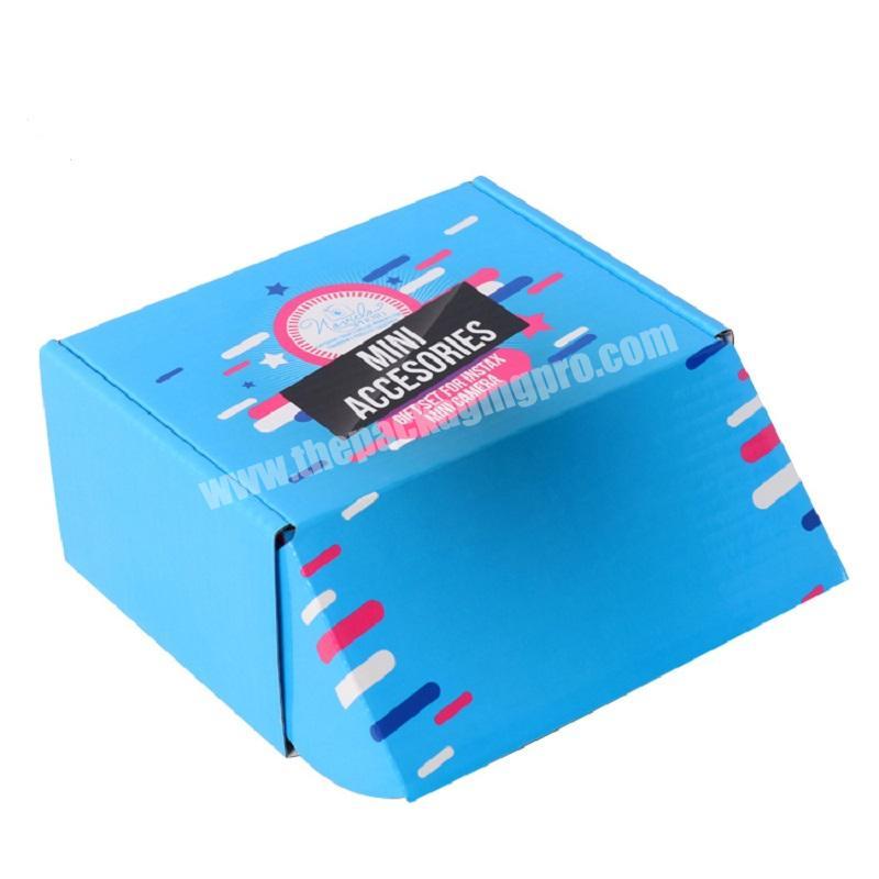 Yongjin high quality custom logo cardboard box shipping cartons foldable corrugated boxes