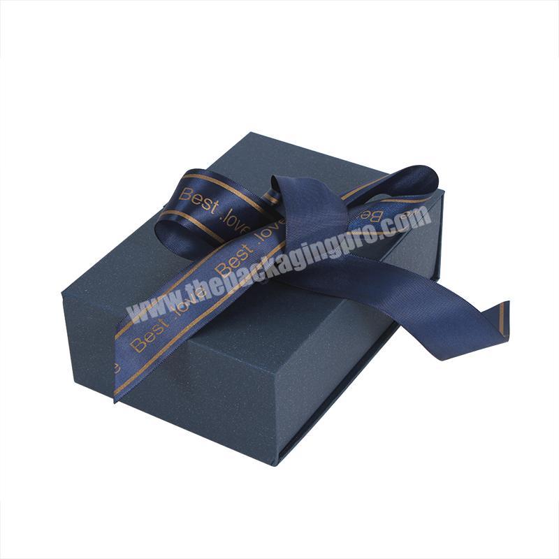 Yongjin magnet folding boxes with ribbons luxury gift boxes for gift packaging packaging boxes for clothes