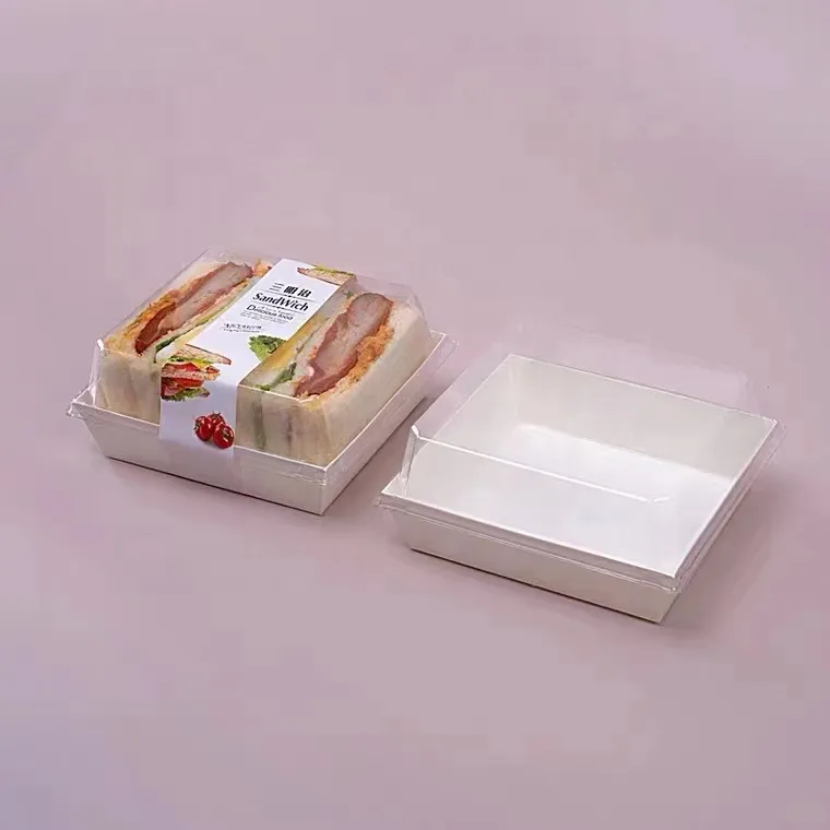 Simplify Customized Oem Manufacturer Paper Box Food Grade Raw Material Bakery Shop Cake Dessert Holding Paper Box Tray Accept - Buy Paper Lunch Box,Kraft Paper Packaging Box,Disposable Paper Box.