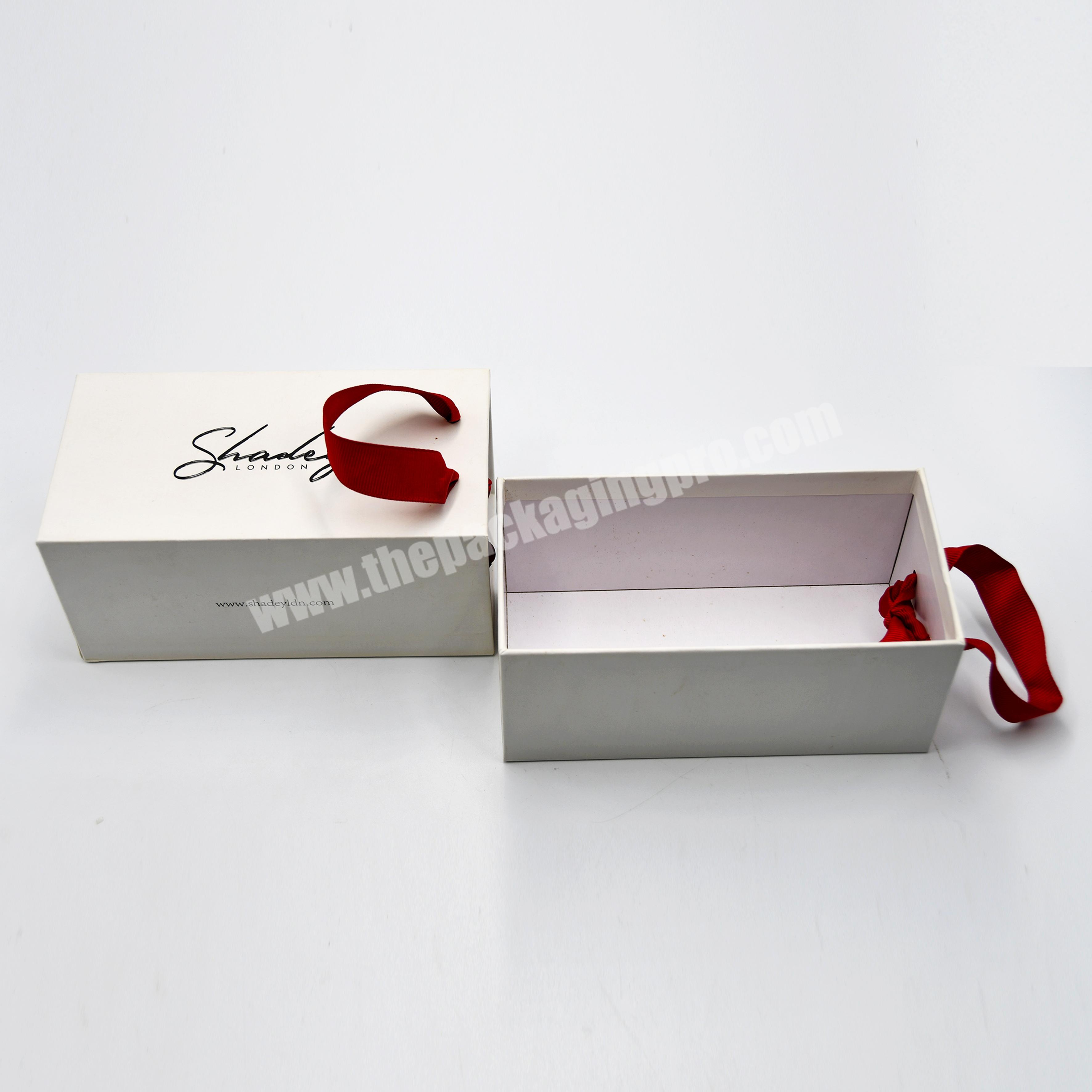 0.01 USD SAMPLE Luxury colorful new custom cardboard pull out shoe packaging slide drawer type shoe box