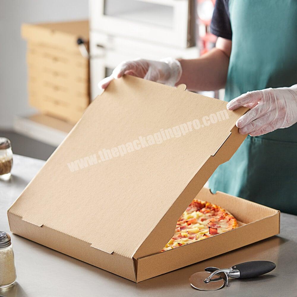 16 inch  bulk Wholesale Custom Design Cheap Eco Friendly Food Grade 12 Inch Paper Pizza Box Package Box With Logo