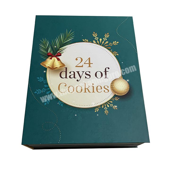 24 days advent cookie packing christmas calendar box