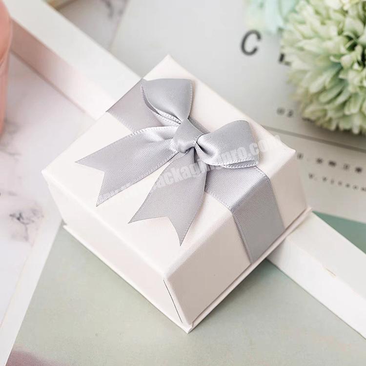 Art Packing Factory Customized Logo Gift Box Bang Packing Paper Box For Jewelry With Ribbon Bow