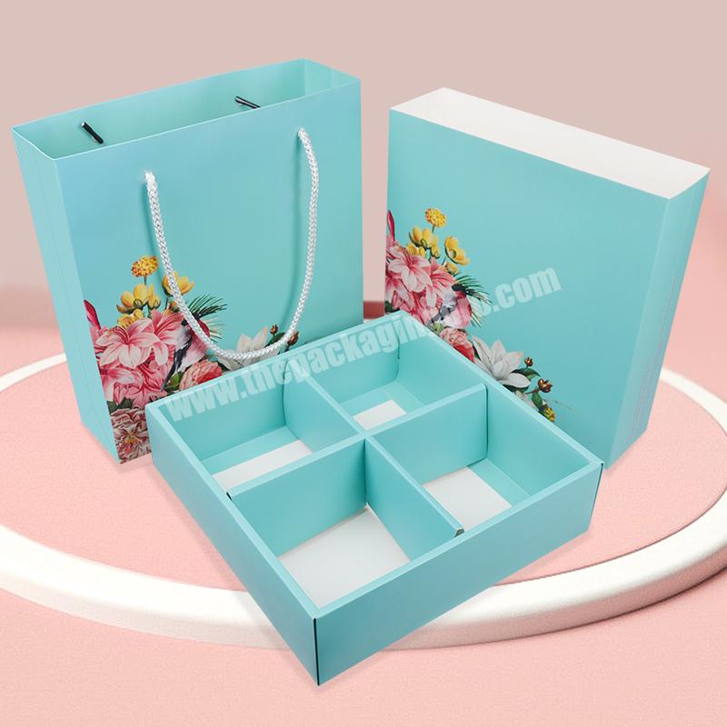 Beautiful White Paper Custom Dessert Drawer Boxes With Logo Packaging