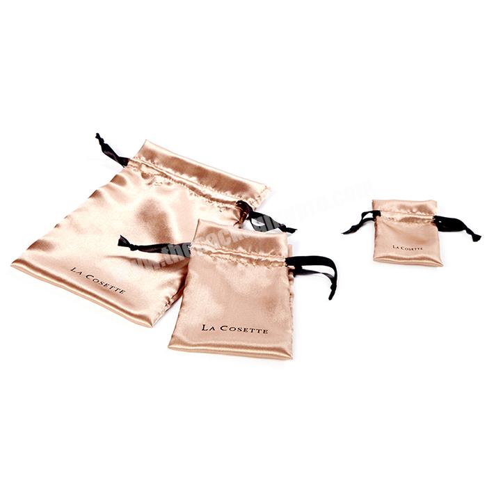 Best Popular Hair Extension Silk pouch 4 Bundles wig packaging bag