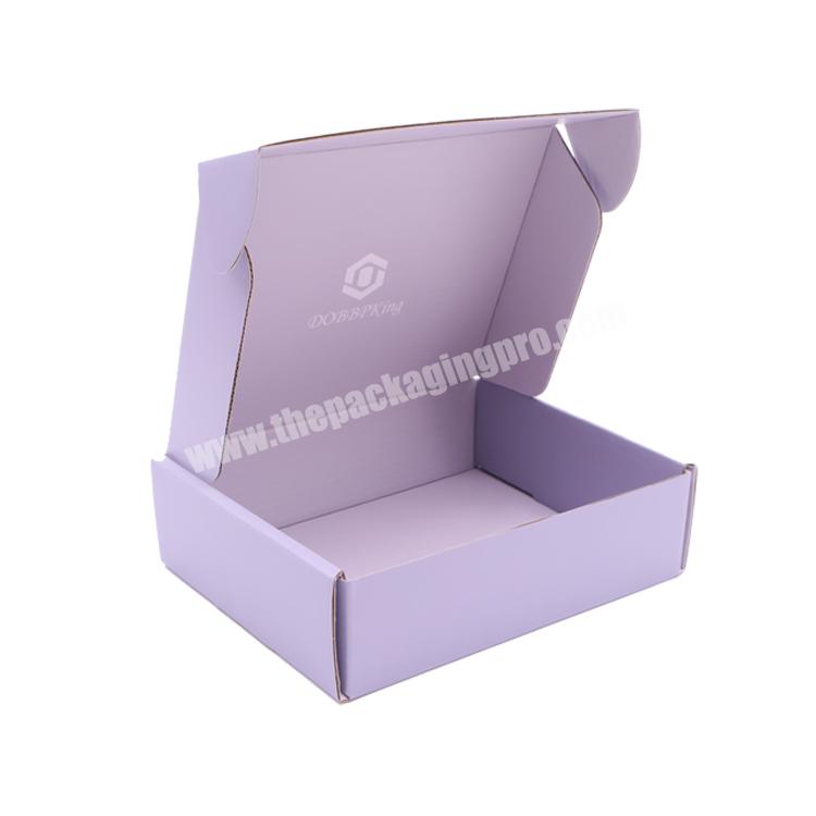 Best Selling Fashionable Strong Corrugated Carton Package E Flute Folding Mailer Box Packaging