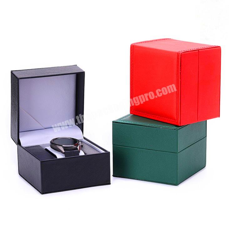 Best Selling PU Leather Gift Wrap Box For Watch Luxury Custom Logo Watch Box