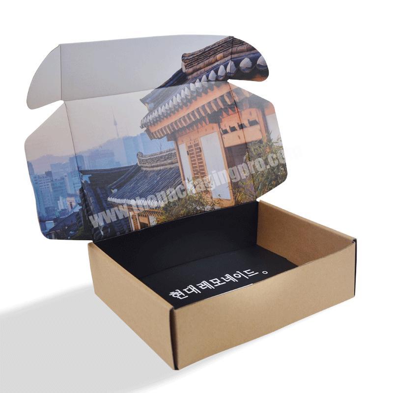 Biodegradable Craft Paper Box With Mix Color Custom Logo Print For Promotion