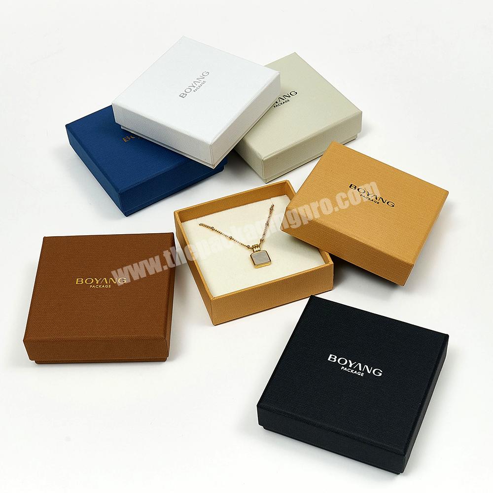 Boyang Custom Jewelry Packaging Boxes Jewelry Box Packaging Jewelry Box With Logo