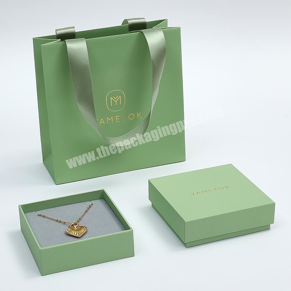 Boyang Custom Logo Lid and Base Paper Ring Earring Bracelet Pendant Necklace Jewelry Packaging Box