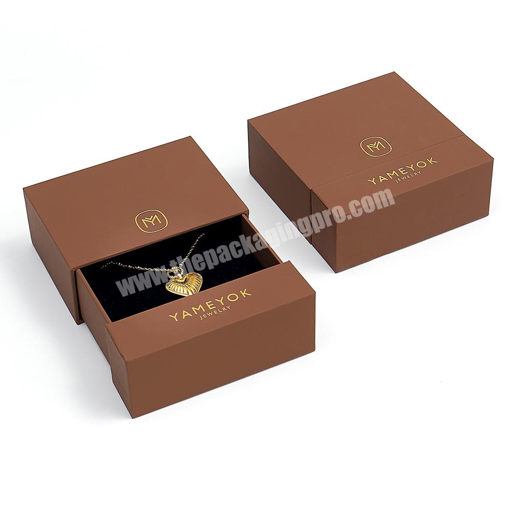 Boyang Custom Personalized Design Paper Bracelet Ring Earring Necklace Packaging Jewelry Cardboard Boxes Wholesale