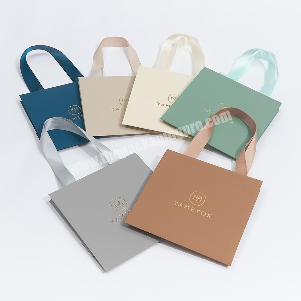 Boyang Custom Wholesale Jewelry Gift Packaging Shopping Paper Bags with Your Own Logo