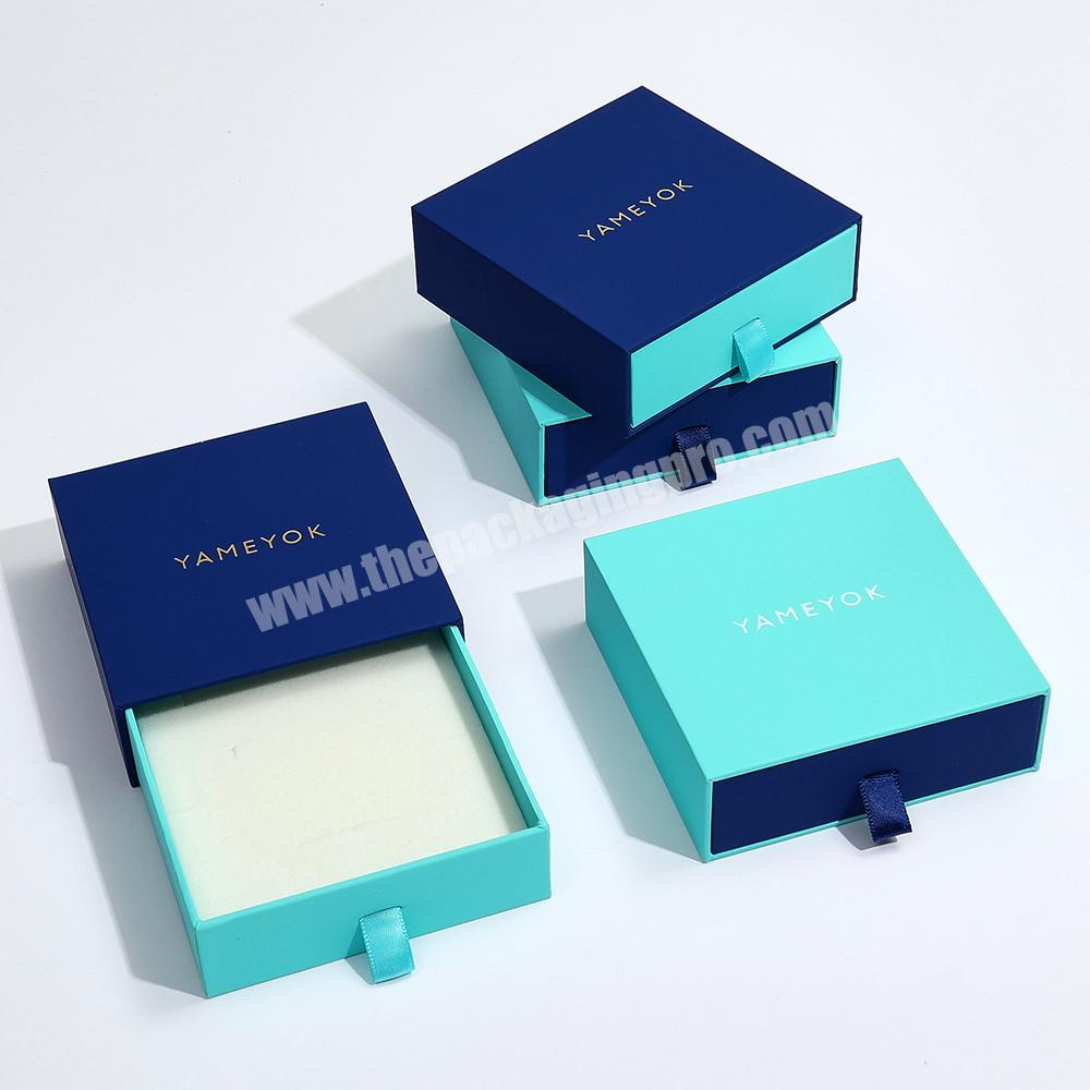 Boyang Custom Wholesale Paper Luxury Small Drawer Gift Jewellery Jewelry Packaging Box