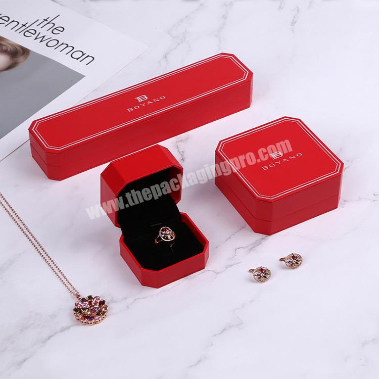 Boyang Eco Friendly Luxury Paper Gift Packaging Ring Necklace Packing Custom Jewelry Box
