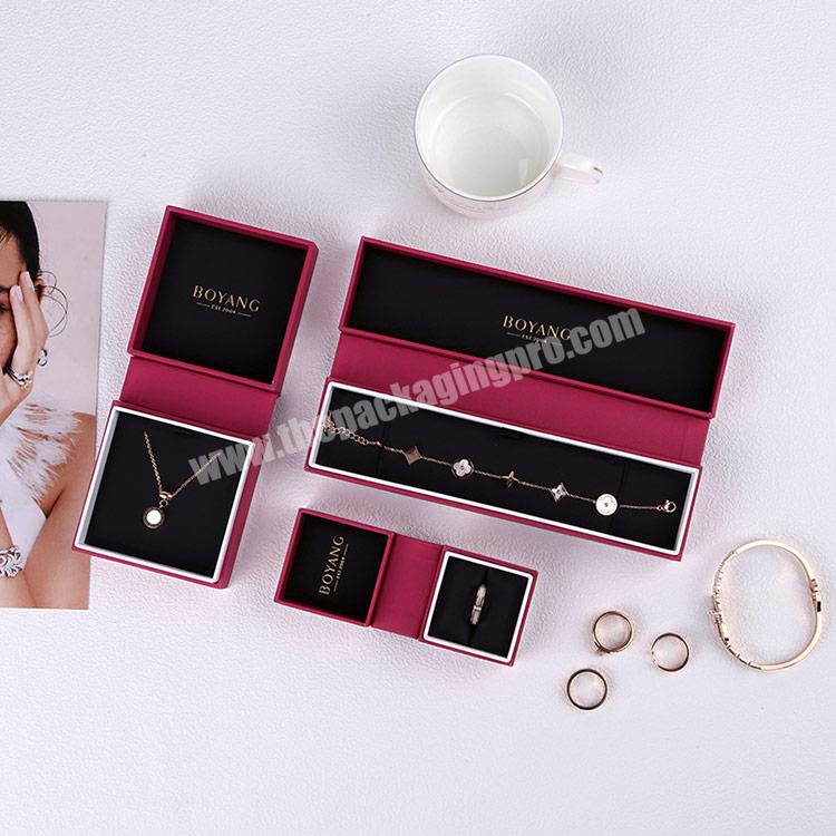 Boyang New Arrival Shoulder Ring Necklace Bangle Wedding Valentine Gift Packaging Jewelry Boxes