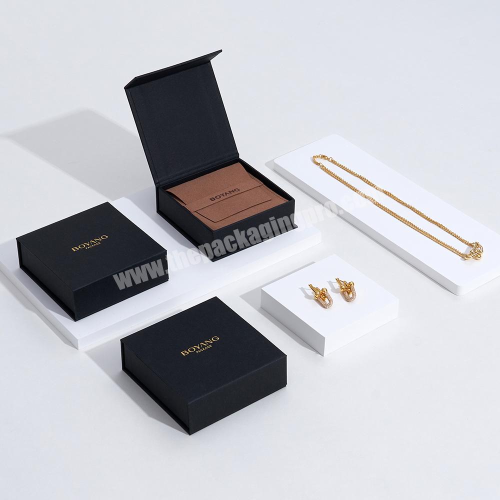Boyang New Design Book Shape Luxury Earring Bangle Bracelet Pendant Ring Jewelry Packaging Box
