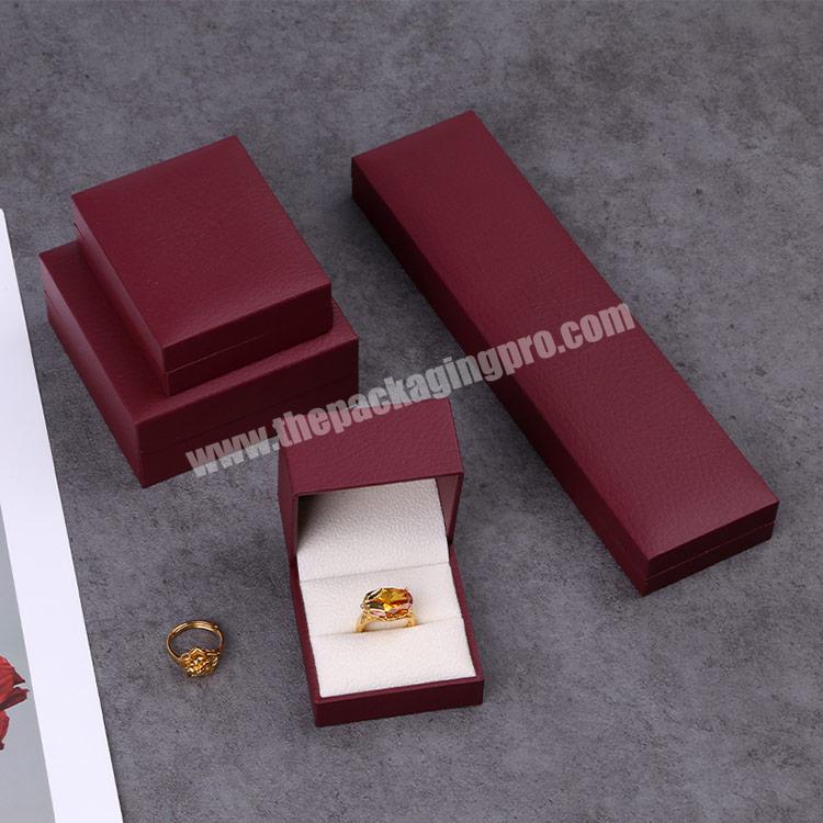 Boyang Red Paper Wedding Gift Ring Bracelet Necklace Jewelry box Packaging Luxury