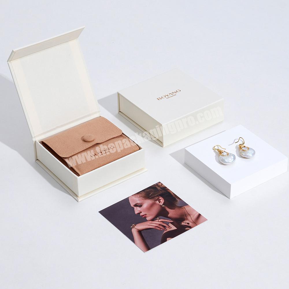 Boyang Wholesale Custom Personalized Bracelet Earing Paper Jewelry Packaging Boxes