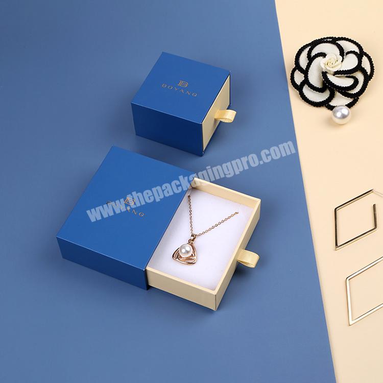 Boyang Wholesale ECO Friendly Custom Luxury Drawer Paper Gift Box Packaging Jewelry Packaging Boxes