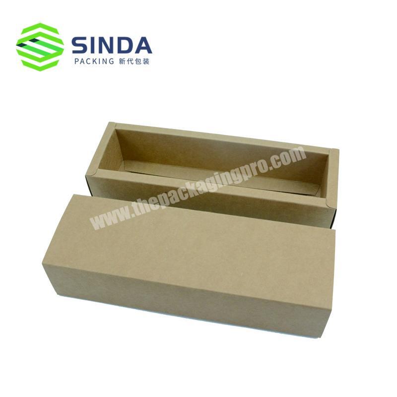 Brown Kraft Paper Box New Design Watch Necklace Storage Paper Box Perfume Packaging Paper Drawer Box for Business